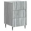 vidaXL Nachttisch Graues Sonoma 43 x 41 x 68 cm Holzwerkstoff