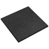 vidaXL Sturzschutzfliesen 6 pcs Schwarz 50 x 50 cm Gummi