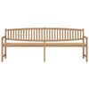 vidaXL Gartenbank 228x59,5x90 cm Massivholz Teak