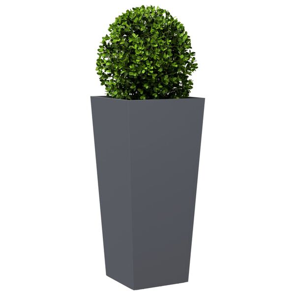vidaXL Pflanzk&uuml;bel 2 Stk. Anthrazit 35x35x75 cm Stahl