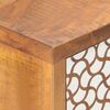 vidaXL Sideboard mit Druckmustern 90&times;30&times;70 cm Massivholz Mango