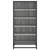 vidaXL Schuhregal Grau Sonoma 48x38x97,5 cm Holzwerkstoff