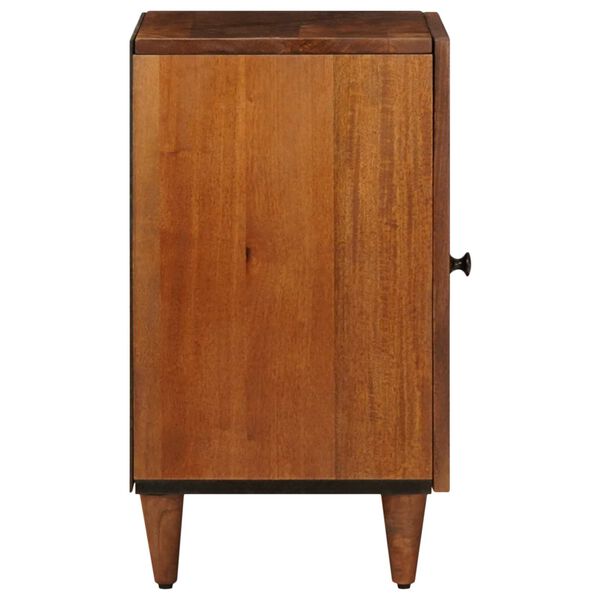 vidaXL Badezimmerschrank mit Speicher mit T&uuml;r Walnuss 38 x 33 x 58 cm