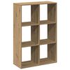 vidaXL Raumteiler-B&uuml;cherregal Artisan-Eiche 69,5x29x103,5 cm