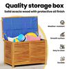 vidaXL Gartenbox mit L&uuml;ftungsschlitzen 90x50x56 cm Massivholz Akazie