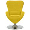 vidaXL Eiersessel Gelb 63 x 73 x 90 cm Samt