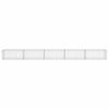 vidaXL Gabionenwand mit Abdeckung Verzinkter Stahl 600&times;50&times;50 cm