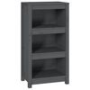 vidaXL B&uuml;cherregal Grau 50x35x97 cm Massivholz Kiefer