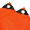 vidaXL Plane 650g / m&sup2; Orange 1,5 x 6 m Canvas mit PVC-Beschichtung