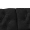 vidaXL Gepolstertes Kopfteil Schwarz 120 cm Massives Kiefernholz