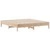 vidaXL Massivholzbett ohne Matratze 180x200 Kiefernholz