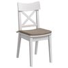 vidaXL Sitzkissen 4 pcs Taupe 40 x 40 x 3 cm Mikrofaserstoff