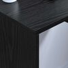 vidaXL Wandtisch Schwarz Eichen-Optik 60 x 45 x 30 cm Holzwerkstoff