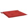 vidaXL Gartenstuhl-Kissen 6 Stk. Rot 40x40x4 cm Oxford-Gewebe