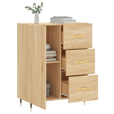 vidaXL Sideboard Sonoma-Eiche 69,5x34x90 cm Holzwerkstoff