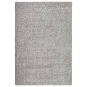 vidaXL Shaggy-Teppich Hellgrau 120x170 cm Rutschfest