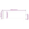 vidaXL Ausziehbare Seitenmarkise 80&times;300 cm Grau