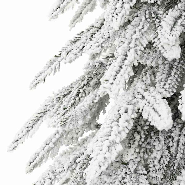 vidaXL K&uuml;nstlicher Weihnachtsbaum Beschneit 210 cm