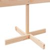 vidaXL Weihnachtsbaum zum Schm&uuml;cken 150 cm Massivholz