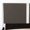 vidaXL Bettgestell Grau und Wei&szlig; Kunstleder 180 x 200 cm