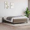 vidaXL Taschenfederkernmatratze Mittel Taupe 140x190x20 cm Stoff