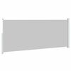 vidaXL Seitenmarkise Ausziehbar 200x500 cm Grau