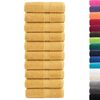 vidaXL Premium-Wascht&uuml;cher SOLUND 10 Stk. Gold 30x30 cm 600 g/m&sup2;