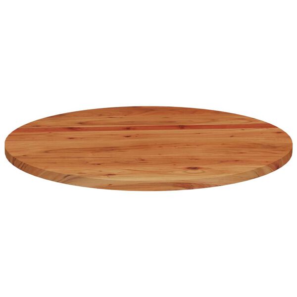 vidaXL Tischplatte &Oslash;70x2,5 cm Rund Massivholz Akazie