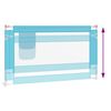 vidaXL Kleinkind-Bettschutzgitter Blau 140x25 cm Stoff