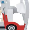 vidaXL Polizeiauto-Kinderbett mit Matratze 90x200 cm 7 Zone H3