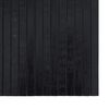 vidaXL Teppich Rechteckig Schwarz 60x200 cm Bambus