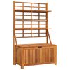 vidaXL Truhe mit Rankgitter 99x50x160 cm Massivholz Akazie