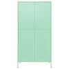 vidaXL Kleiderschrank Minzgr&uuml;n 90x50x180 cm Stahl