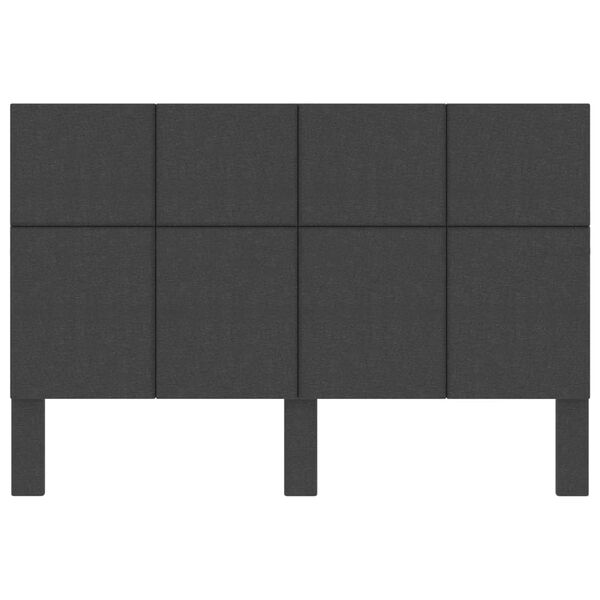 vidaXL Kopfteil Dunkelgrau Stoff 140&times;200 cm
