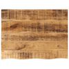 vidaXL Tischplatte 90x60x3,8 cm Baumkante Massivholz Raues Mangoholz
