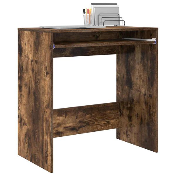 vidaXL Schreibtisch Ger&auml;ucherte Eiche 77,5 x 43 x 79 cm Holzwerkstoff