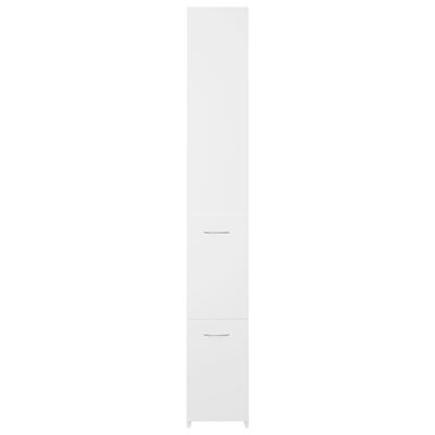 vidaXL Badschrank Weiß 25x26,5x170 cm Holzwerkstoff