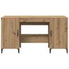 vidaXL Schreibtisch Kunsthandwerk Eiche 140 x 50 x 75 cm Holzwerkstoff