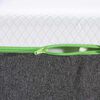 vidaXL Matratze Wei&szlig; und Grau 100 x 200 cm Jacquard-Stoff