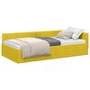 vidaXL Eckbettgestell Gelb 80 x 200 cm Samt