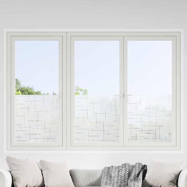vidaXL Fensterfolie Matt Sternen-Muster 45x500 cm PVC