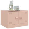 vidaXL Couchtisch Rosa 67x50x44 cm Stahl