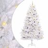 vidaXL K&uuml;nstlicher Weihnachtsbaum 300 cm PVC und Stahl Wei&szlig;