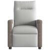 vidaXL Massagesessel Wolkengrau Stoff
