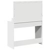 vidaXL Schminktisch mit Regal Wei&szlig; 100 x 41 x 135 cm Holzwerkstoff