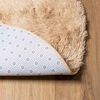 vidaXL Teppich Shaggy Hochflor NAVARRA Beige 120x120 cm Polyester