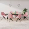 vidaXL Esszimmerst&uuml;hle 6 Stk. Rosa Samt