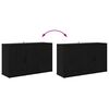 vidaXL Schwarz Eichen-Optik 100 x 33 x 59,5 cm Holzwerkstoff