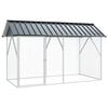 vidaXL Vogelk&auml;fig Anthrazit 227 x 112 x 141 cm