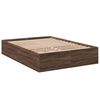 vidaXL Bettgestell Braun Eichen-Optik 140x200 cm Holzwerkstoff